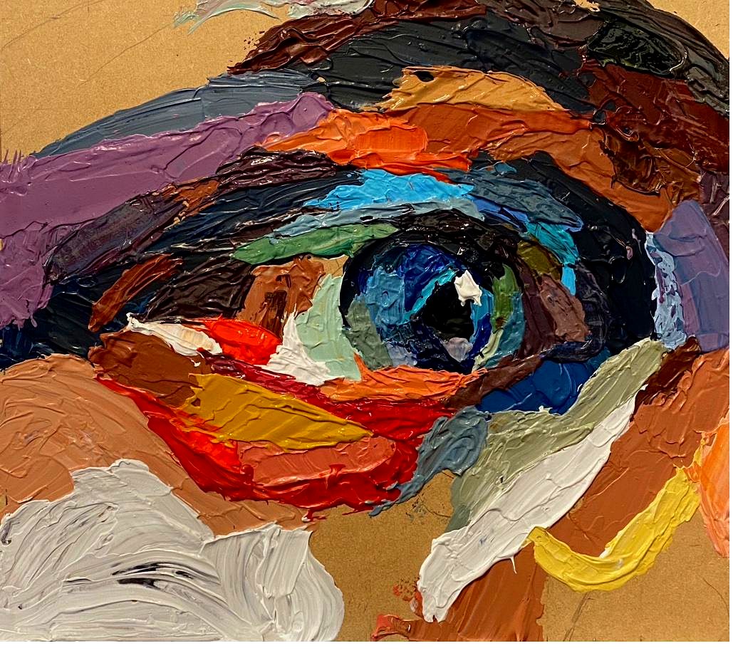 Eye close up texture detail