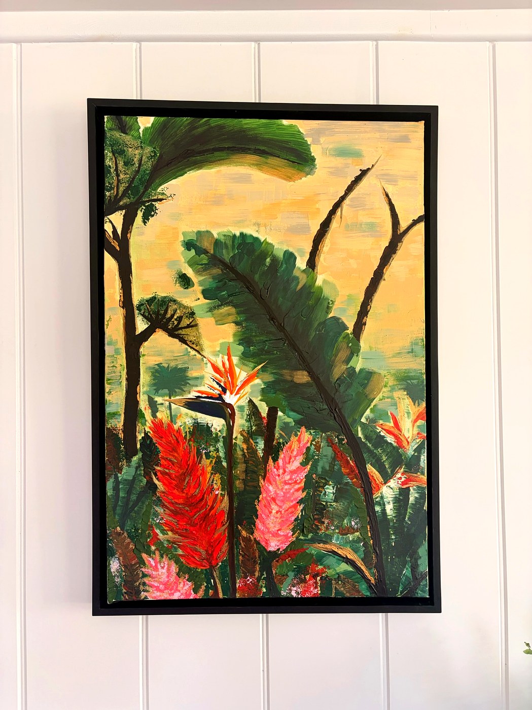Tropical botanical painting — right