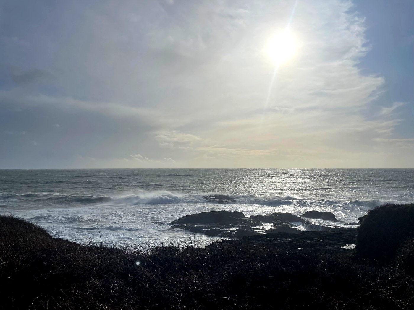 Dramatic rocky coastline